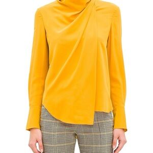 A.L.C. Golden Silk Blouse
